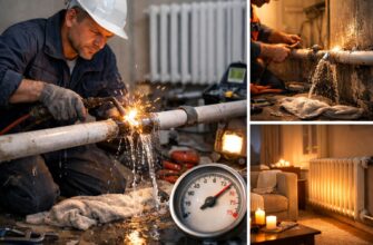 Ремонт труб отопления: верните тепло