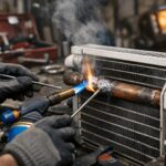 Быстрый и надёжный ремонт труб радиатора за один день