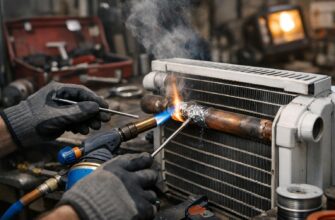 Быстрый и надёжный ремонт труб радиатора за один день