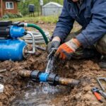 Отремонтировать трубы водоснабжения в СНТ