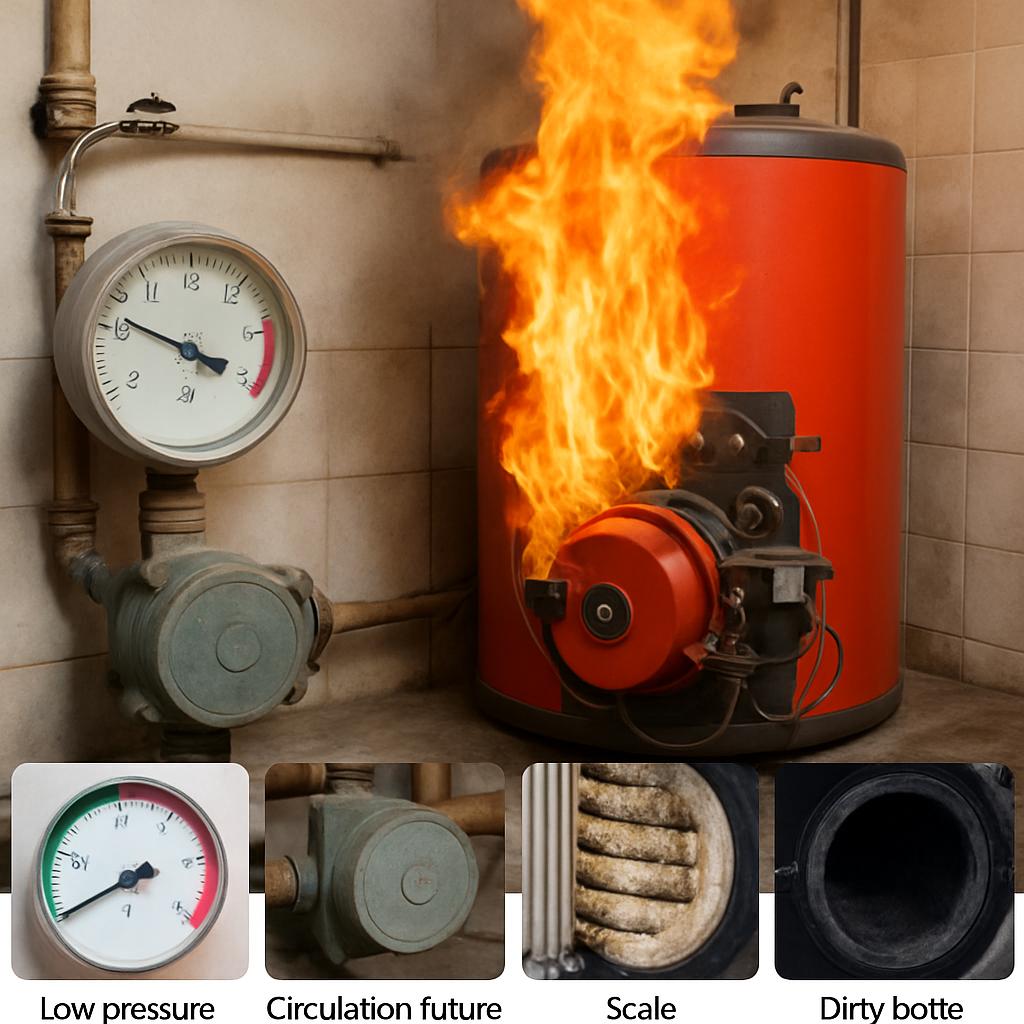 Перегрев дизельного котла Перегрев дизельного котла