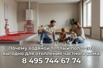Водяной теплый пол в частном доме