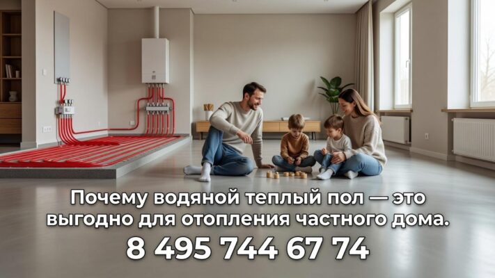 Водяной теплый пол в частном доме
