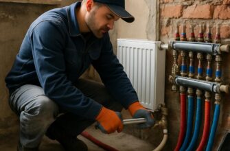 Ремонт системы отопления частного дома в Каринском