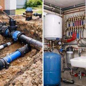 Наружный и внутренний водопровод