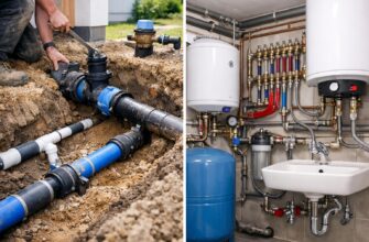 Наружный и внутренний водопровод