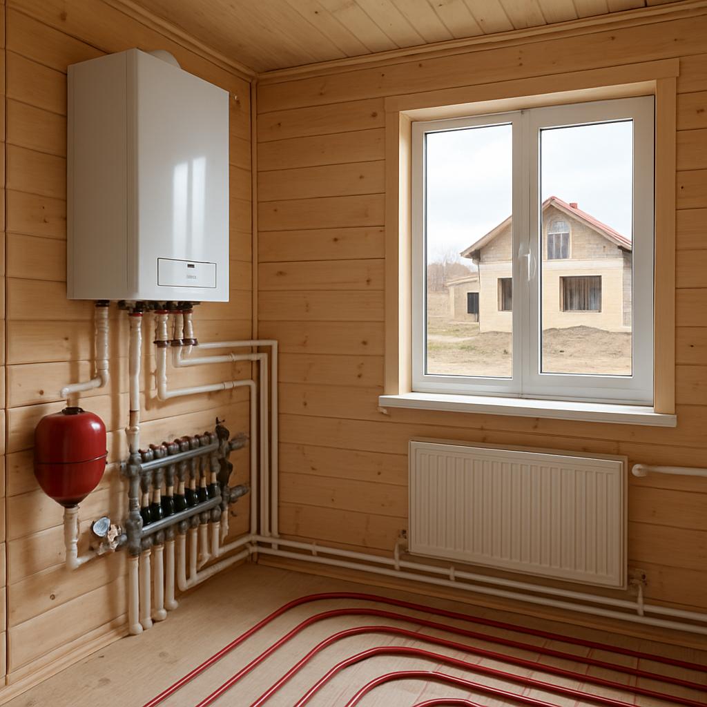 Водяное отопление частного дома в Конобеево — комплексные решения от ООО ДИЗАЙН ПРЕСТИЖ