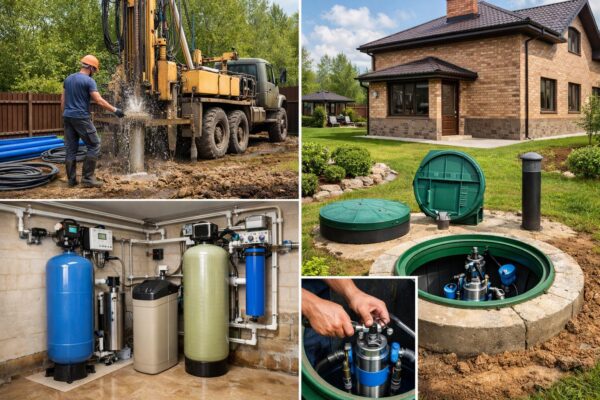 Автономное водоснабжение частного дома в Опалихе