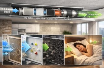 Воздушная вентиляция с фильтрами