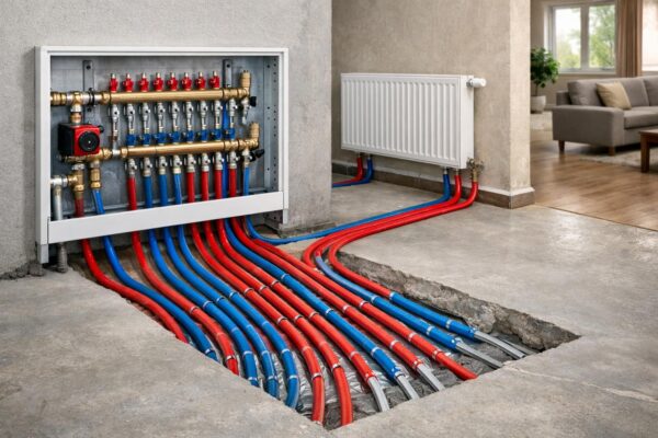 Лучевая система подключения радиаторов