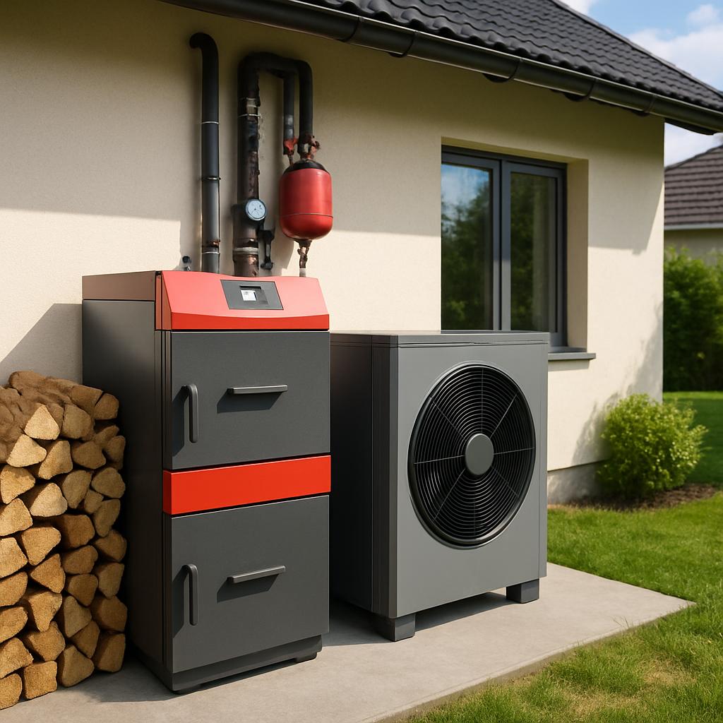 Гибридное твердотопливное отопление