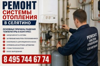 Ремонт системы отопления в Селятино