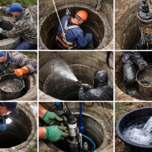 Чистка колодца