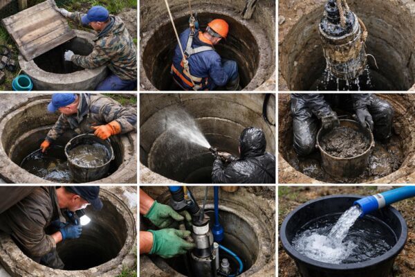 Чистка колодца