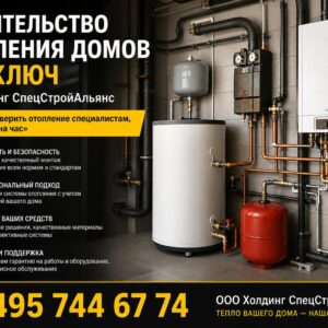 Профессиональное строительство отопления домов под ключ