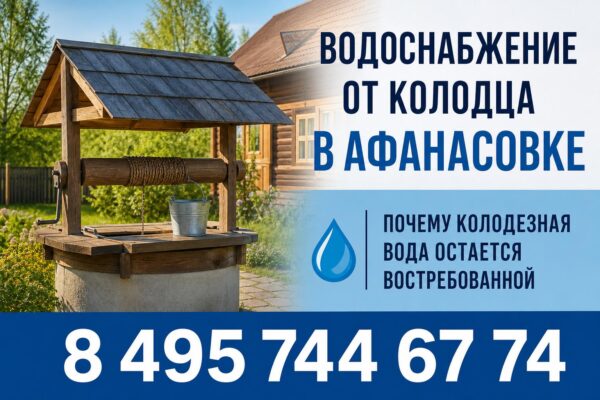 Водоснабжение от колодца в Афанасовке