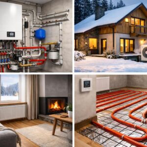 Водяное отопление загородного дома на электричестве