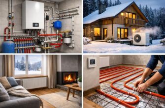 Водяное отопление загородного дома на электричестве