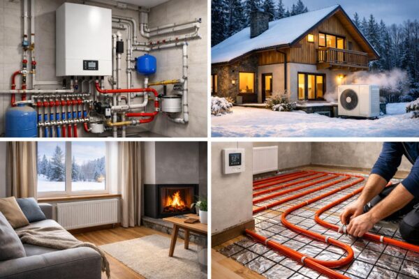 Водяное отопление загородного дома на электричестве