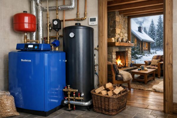 Отопление дачи с Buderus