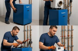 Установка котла Buderus Logano