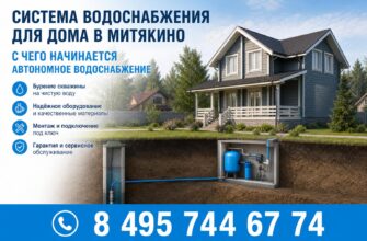 Система водоснабжения для дома в Митякино