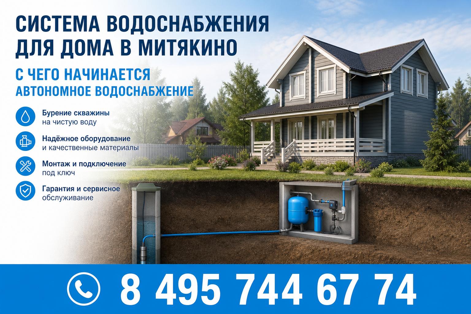 С чего начинается автономное водоснабжение