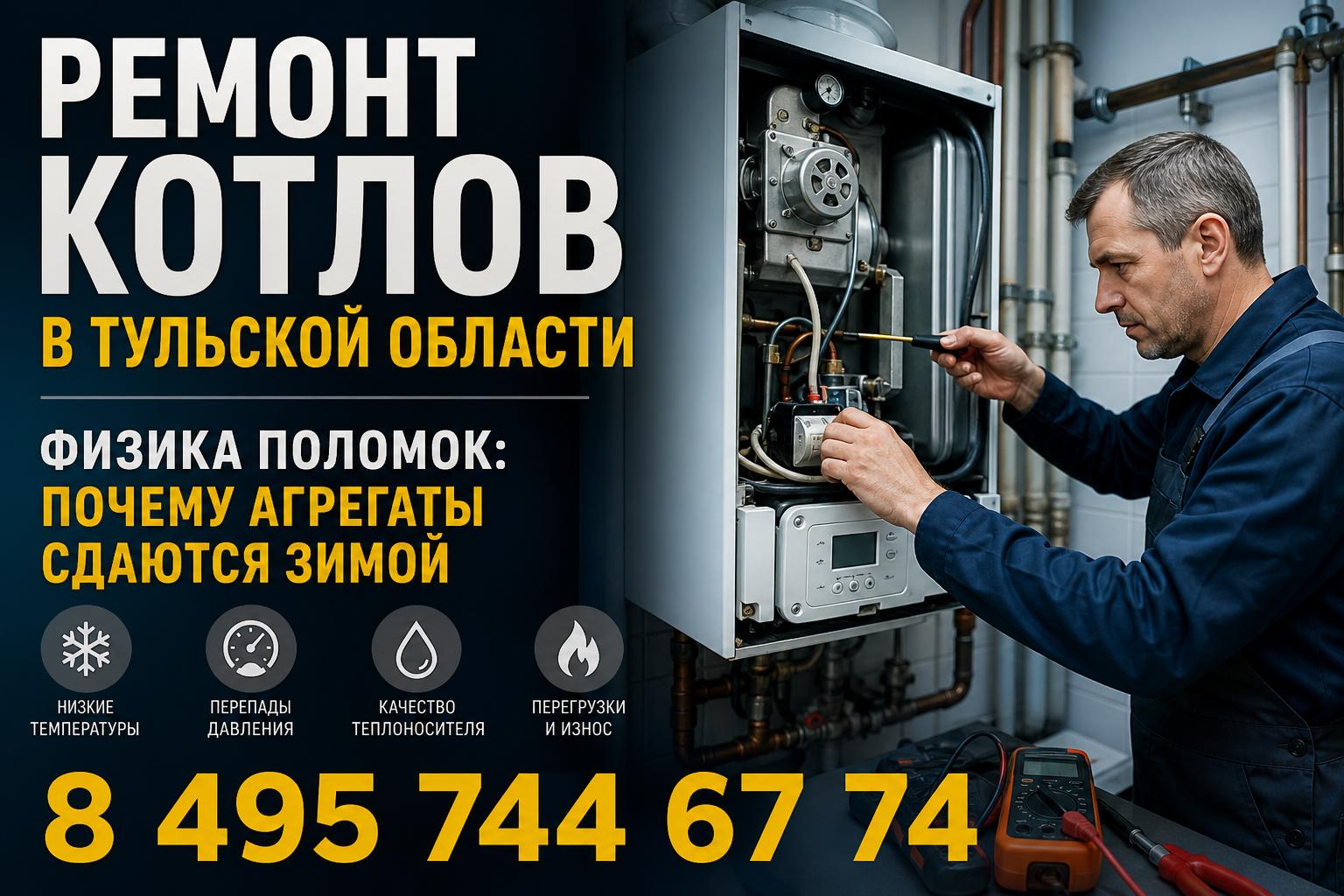 Физика поломок: почему агрегаты сдаются зимой