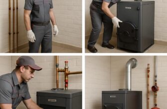 Установка котла Protherm Бобер