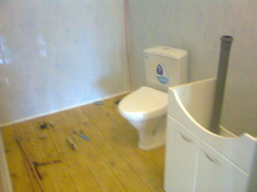 Ванная комната для деревянного дома