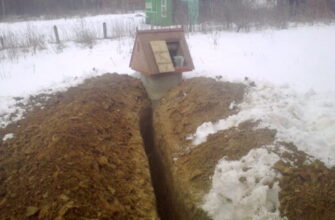Зимний водопровод на даче из колодца, монтаж труб, устройство траншей, земляные работы