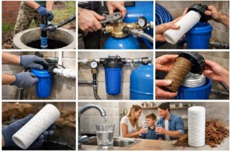 Водоснабжение из колодца: пошаговый монтаж нитяного фильтра