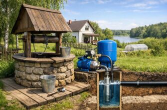 Водоснабжение из колодца в Осташево (Волоколамский район)