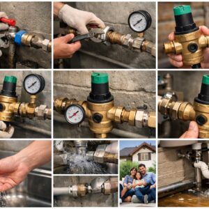 Установка редуктора давления воды в частном доме