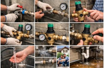 Установка редуктора давления воды в частном доме