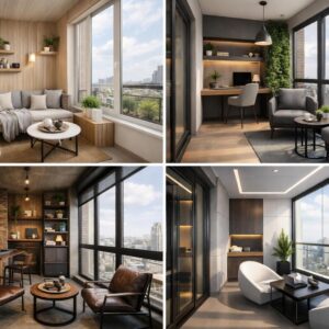 Современный дизайн балкона