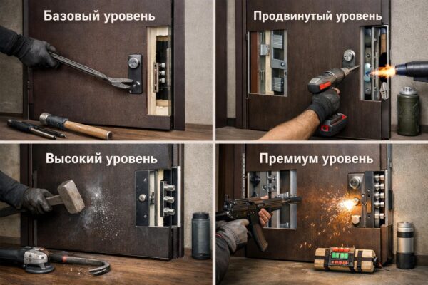 Классы входных дверей