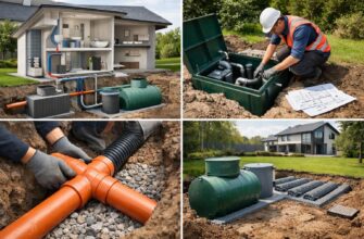 Проектирование канализации для современного частного дома