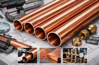 Труба медная неотожжённая 28×1, штанга 5 м