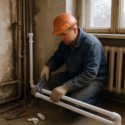 Как правильно заменить трубы отопления и водоснабжения в Котово