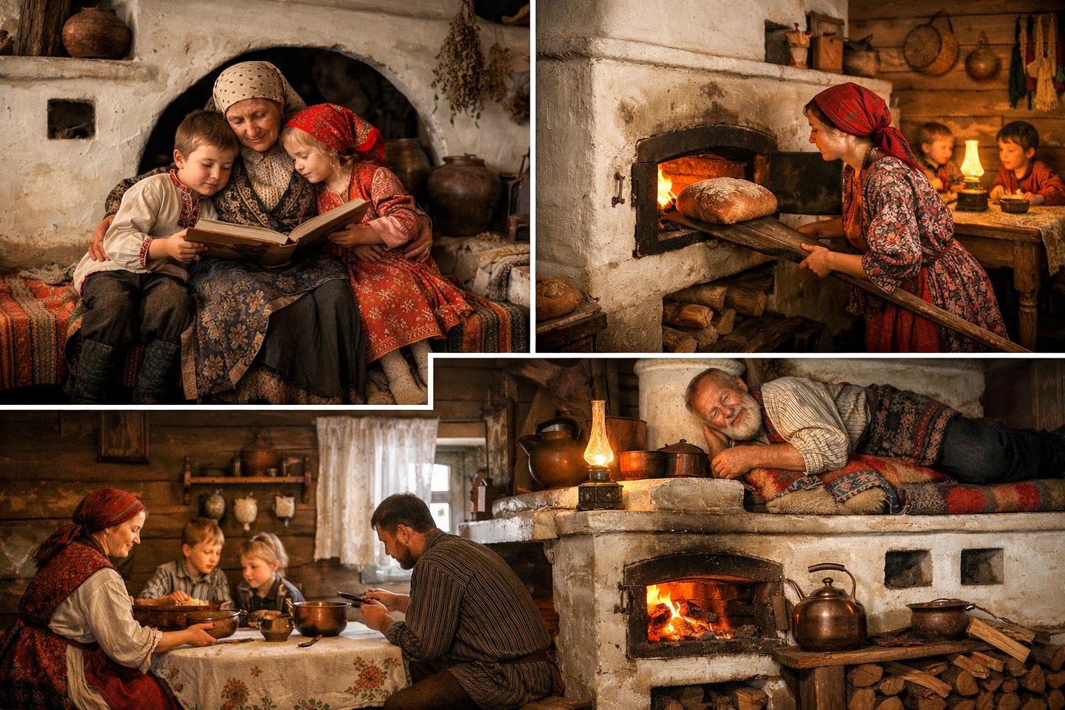 Традиции печного отопления частного дома: роль печи в культуре и повседневной жизни