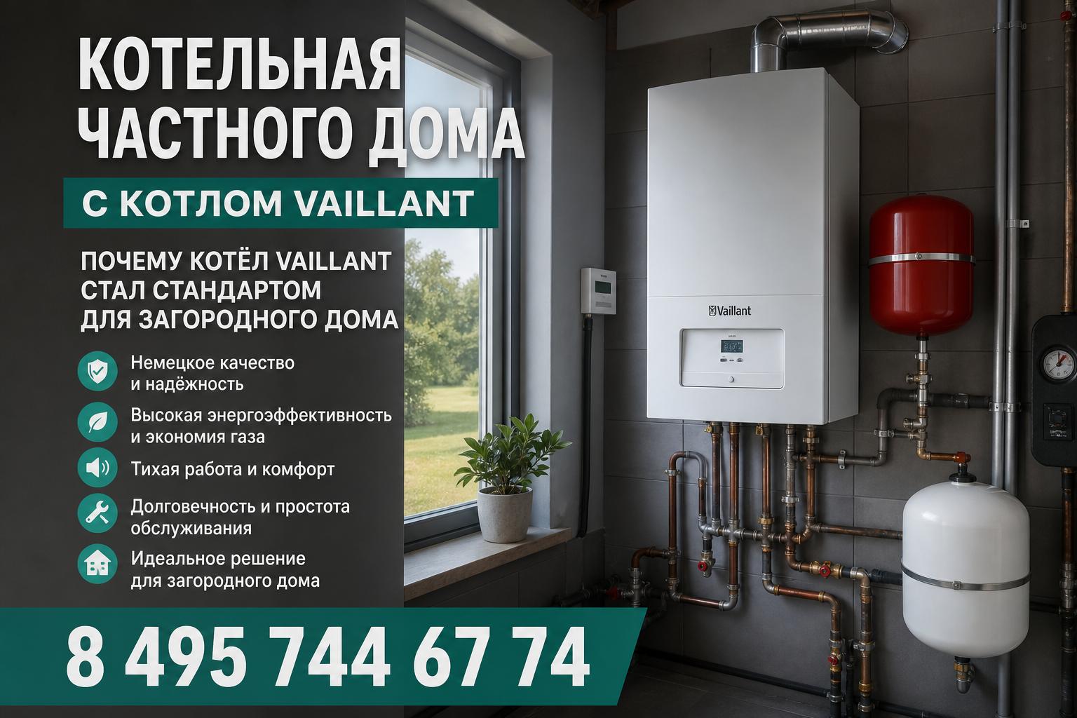 Почему котёл Vaillant стал стандартом для загородного дома Почему котёл Vaillant стал стандартом для загородного дома