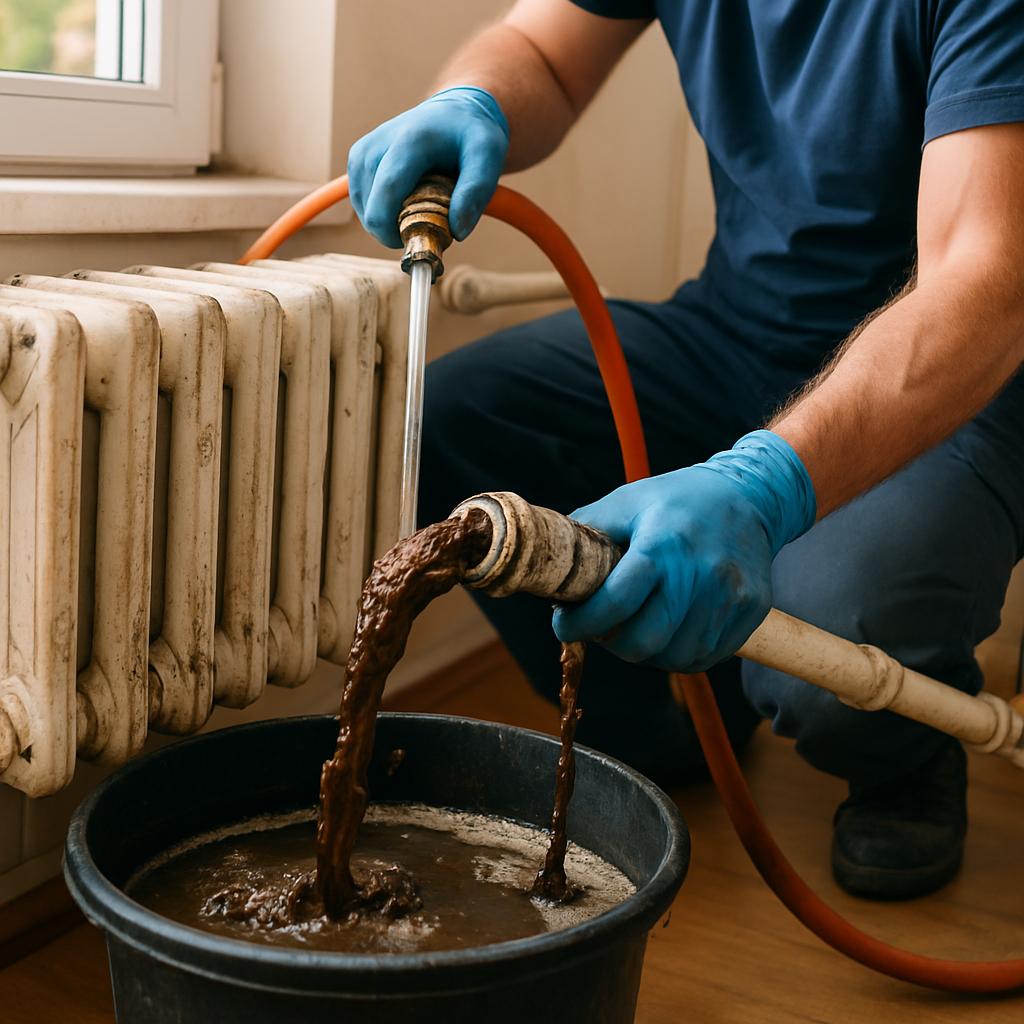 Промывка радиаторов и труб в частном доме