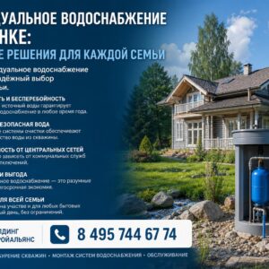 Индивидуальное водоснабжение в Нарынке