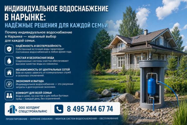 Индивидуальное водоснабжение в Нарынке