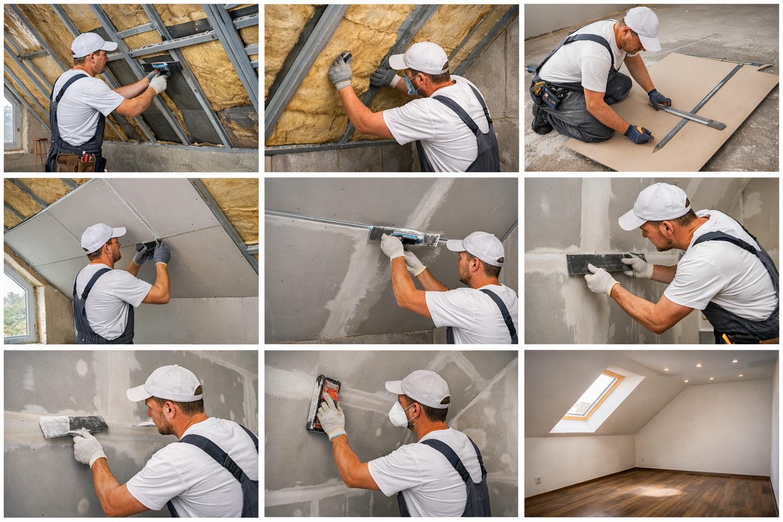 Профессиональная подготовка мансарды от «Инженерные коммуникации»