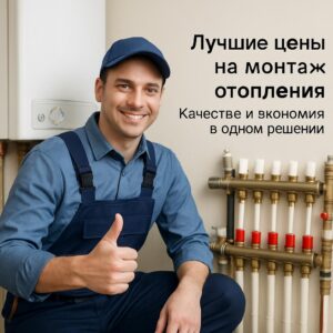 Лучшие цены на монтаж отопления