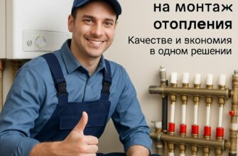 Лучшие цены на монтаж отопления