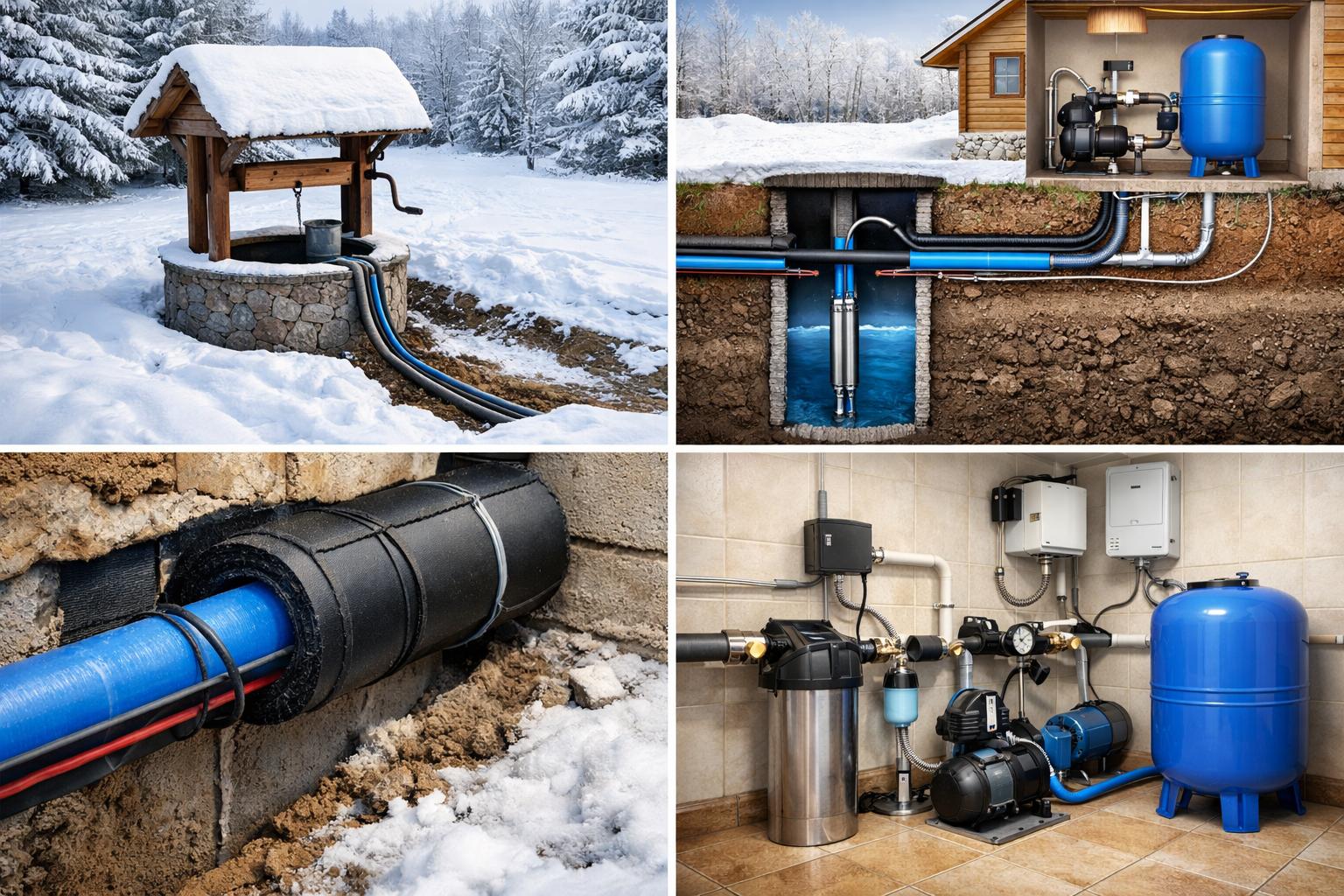 Обзор особенностей зимнего водопровода из колодца: что важно знать