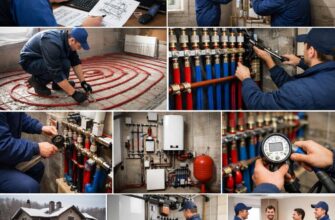 Монтаж водяного отопления